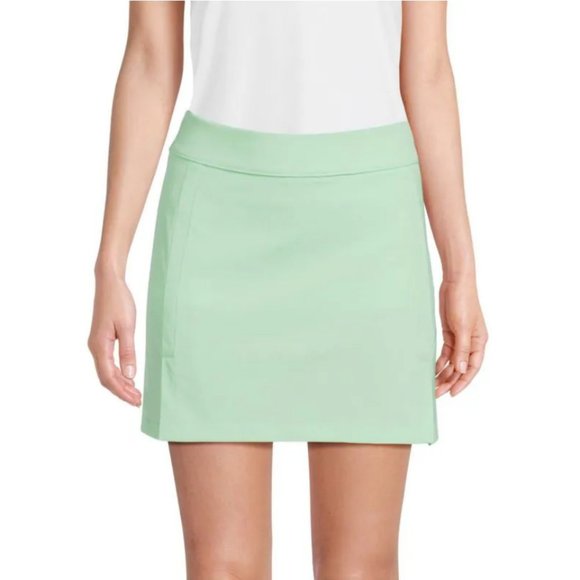 NEW J.Lindeberg Size XL Amelie Solid Skorts Tennis/ Golf Skort - Pantina Grass
